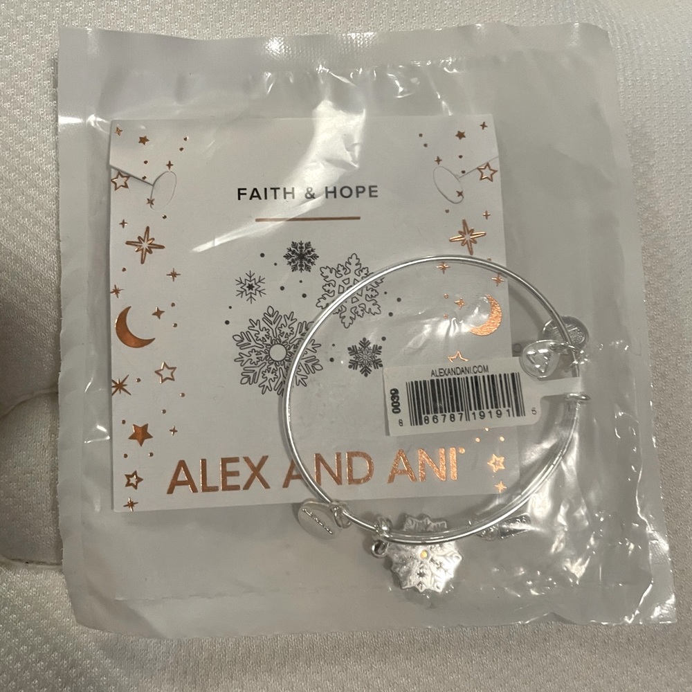 Alex and Ani Snowflake Bracelet